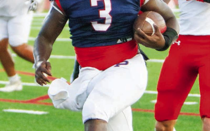 A heroic effort by Putnam County running back Rashod Daniel made the difference in the War Eagles’ 21-14 win last week over Jasper County. LANCE McCURLEY/File photo