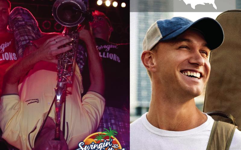 The Swingin’ Medallions and Blake Robert will both be performing this weekend in Downtown Greensboro. CONTRIBUTED