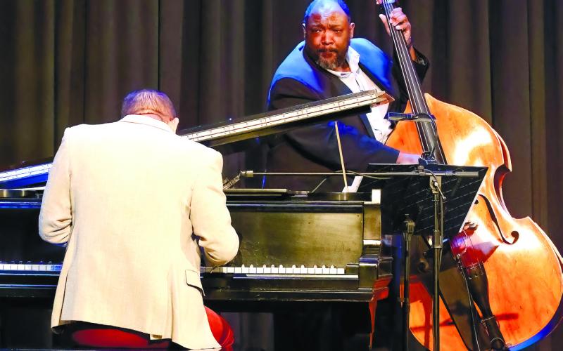 Nick Rosen on the piano and Kevin Smith on bass hit the right notes