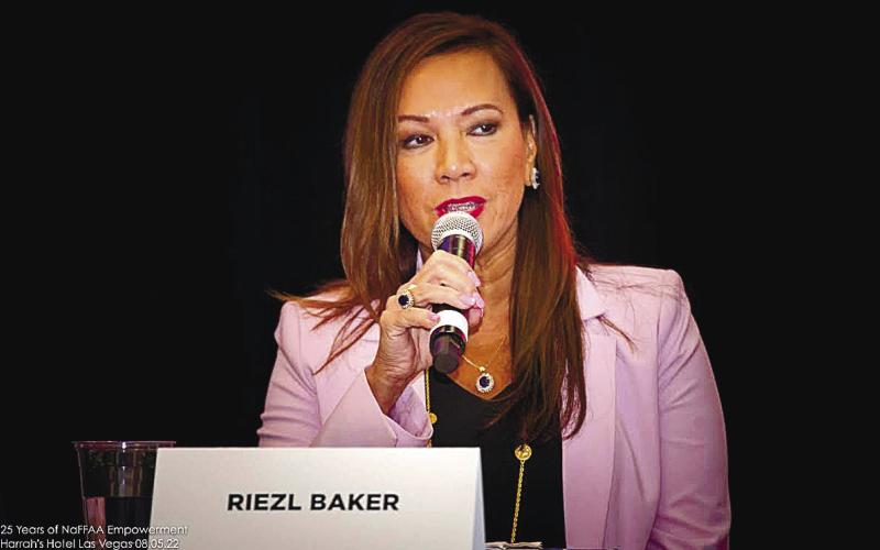 Rizel Baker was invited to speak about successful entrepreneurship in America and making a difference as an immigrant. CONTRIBUTED