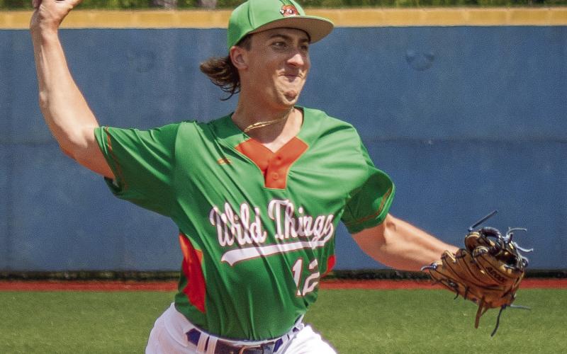 Wild Things Pitcher Luke Petruzzi had the summer of a lifetime, with his crosscountry trip to Lake Oconee. SKYLA MORRIS/Staff