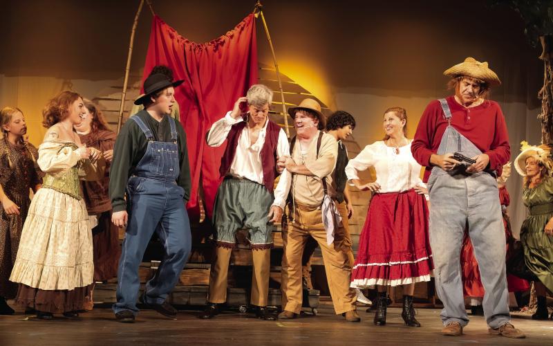 “Big River, The Adventures of Huckleberry Finn,” presented at Festival Hall by The Lake Country Players, featured a large cast of experienced and talented local actors.