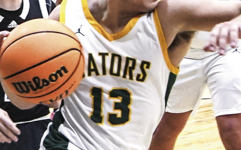 Gatewood junior Landon Moreno (13) has been a major contributor for the Gators this season and should provide some strong leadership for next year’s team, too. IAN TOCHER/Staff