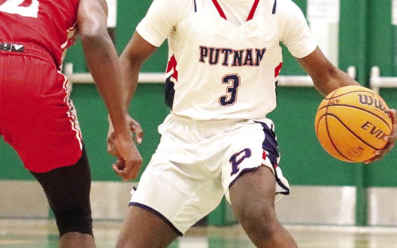 Putnam County junior J’mari Greene (3) has stepped up in the offseason, and the War Eagles will rely on him to help put points on the board this year. LANCE McCURLEY/Staff