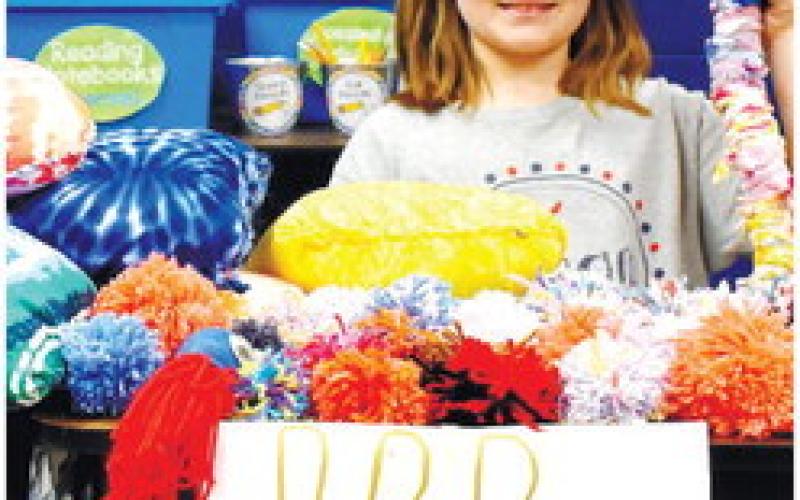 Kimberly Donovan, sole owner of PPP by Kimberly D., preferred to run her business by herself to avoid disagreements with partners. Kimberly showcased her products – pillows, pom poms, and Lorax trees – that she made herself. “I learned that it’s not always easy to sew it all quickly,” she said.