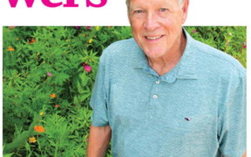 Harbor Club resident Ken McPherson transformed a roadside patch of weed-infested grassland into an inviting wildflower garden for neighbors and visitors to enjoy.