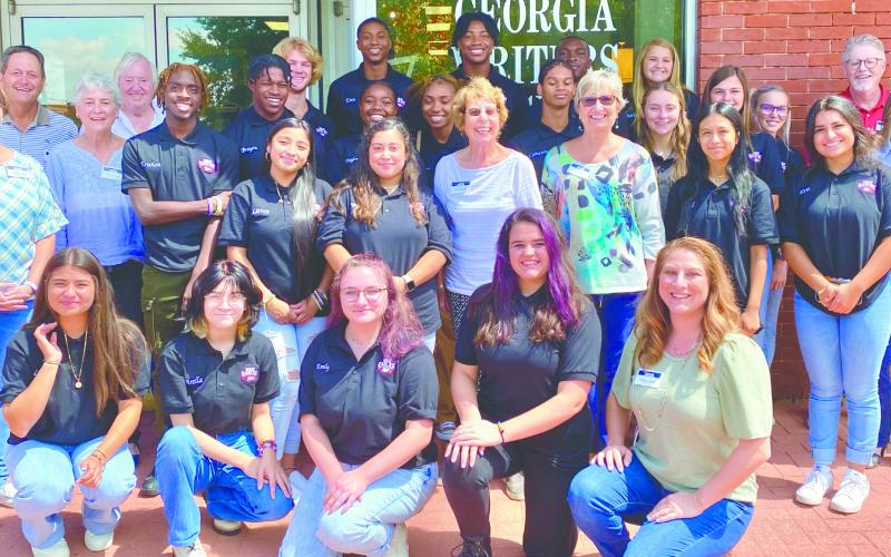 The new 2022-23 Georgia Writers Museum Junior Board. CONTRIBUTED