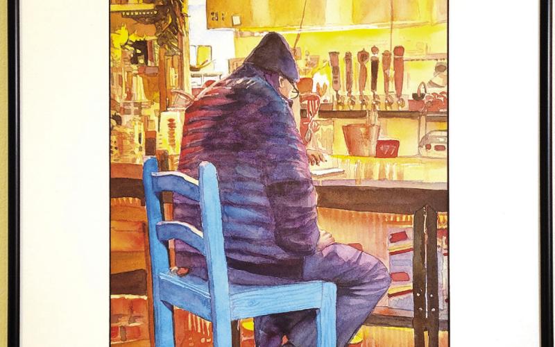 First place winning entrant “Solo At The Bar” by William Lum. (CONTRIBUTED)