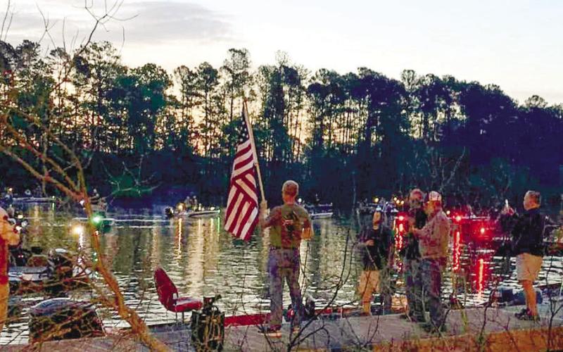 People from Georgia to North Carolina begin to gather at Dennis Station Boat Ramp on Lake Sinclair in anticipation of the tournament. CONTRIBUTED