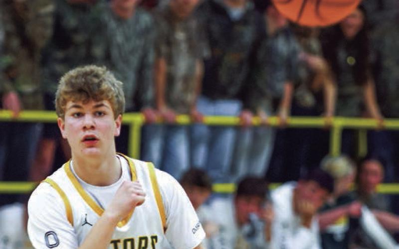 Middle schooler Bennett Haley continues to impress with both his shooting skills and playmaking abilities. IAN TOCHER/Staff