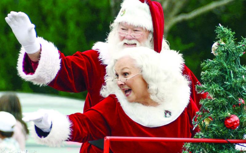 Santa and Mrs. Claus made an appearing in downtown Eatonton Dec. 10 for the annual Christmas Parade organized by Eatonton Main Street.