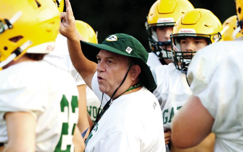 Gatewood head coach Jeff Ratliff appears cautiously confident as his team gets set for the 2024 football schedule, which features both familiar and new opponents for most of his players. IAN TOCHER/Staff