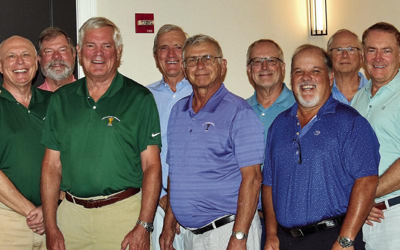 Team Thompson members (l-r) John Maresca, Mike Reagan, Tim O’Leary, Scott Long, Jim Blankenheim, Mark Volker, Rick Thompson (Team Captain), Jerry Schonhoft, Wally Marcis, Phil Groover, Kelly Good, John Tate, Al Harris, Bill Dublinski, Mike Croft, Jay Goldstein, Terry Shugart. Not pictured are John Baird, Jim Degnan, Mike Hart. CONTRIBUTED