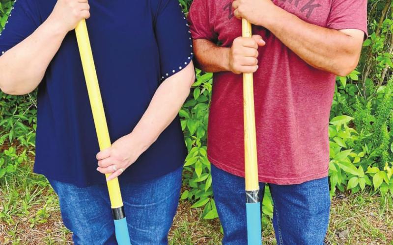 From left, Gloria Carrion and Alfredo Flores. CONTRIBUTED lores.