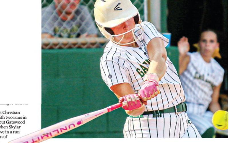 Lily Arthur has helped lead the way both at the plate and in the circle during Gatewood’s three-game winning streak. TREY NORRIS/Staff