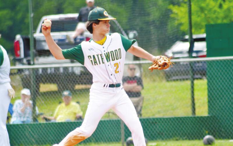 Ames Johnson comes into pitch for Gatewood. T. MICHAEL STONE/Staff