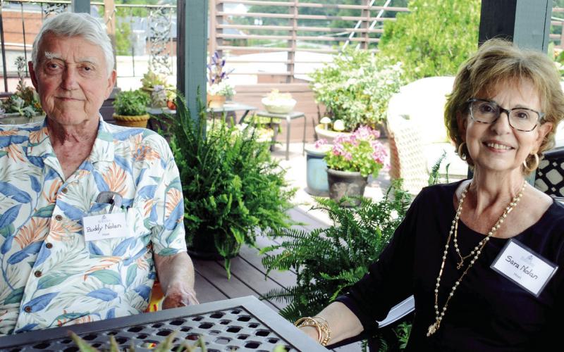 Buddy and Sara Nolan spent two years converting the space above Sara’s downtown Eatonton womenswear shop into a cool, sophisticated living space. (IAN TOCHER/Staff)