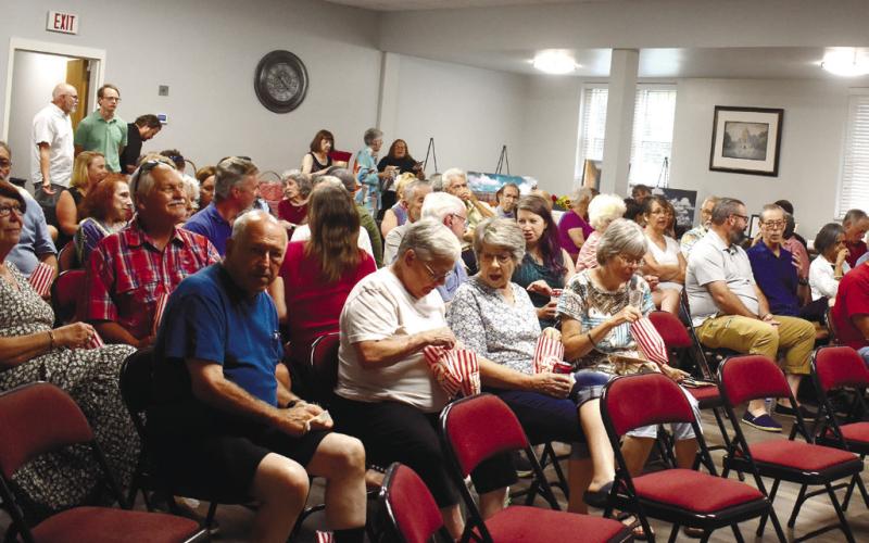 The Chapel of All Faiths was full with attendees from all over the state and country ready to see a screening of Central State Hospital: An Oral History. BAILEY MCCULLY/Staff