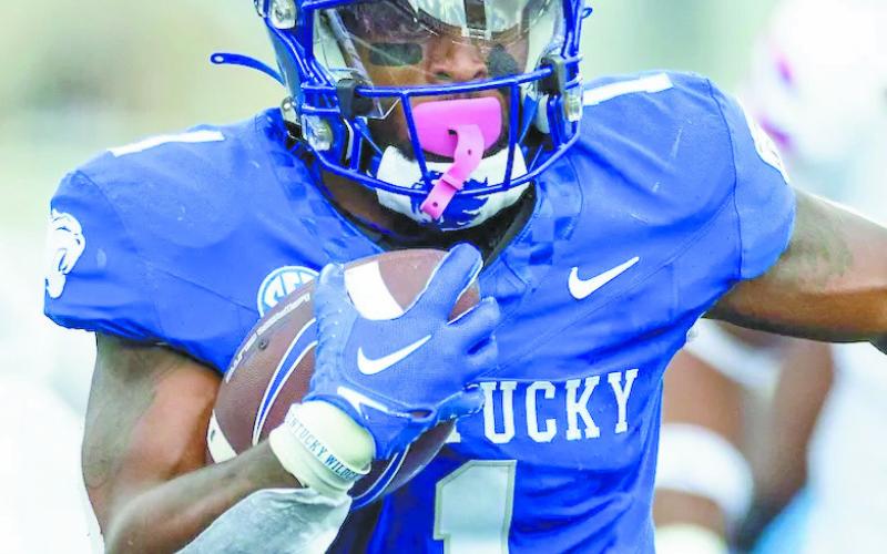 Kentucky running back Ray Davis has faced the Bulldogs before when he was on Vanderbilt’s team, before transferring to become a Wildcat. He ran for 280 yards in last Saturday’s win over Florida. COURTESY OF UK ATHLETICS