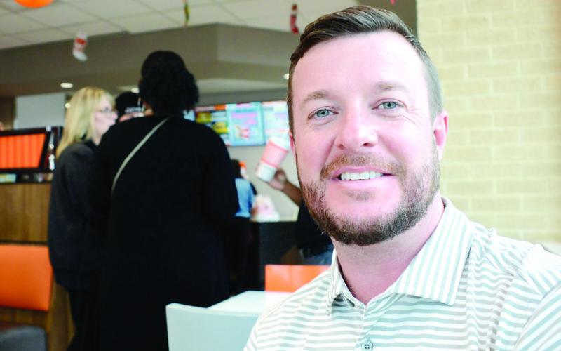Whataburger Market Leader Keith Mason said Eatonton appealed to the restaurant chain due to its location and “hometown feel.” IAN TOCHER/Staff