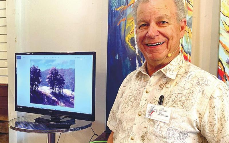 Sam Traina, a well-known local artist and art instructor, acted as the judge. CONTRIBUTED