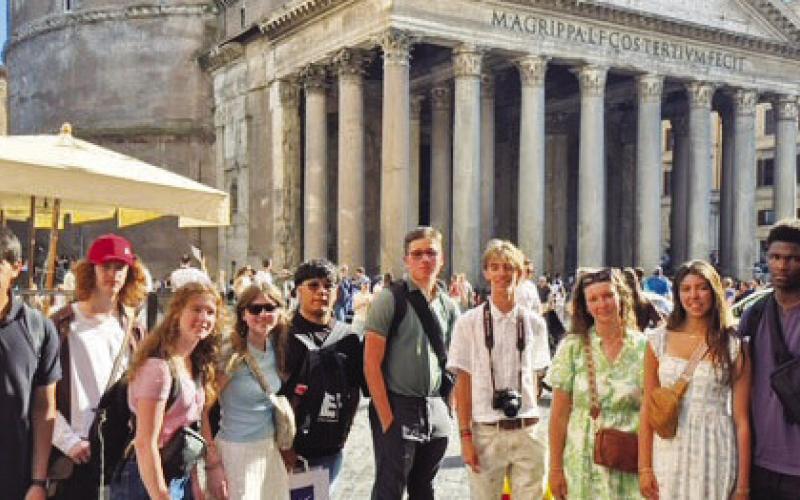 Putnam County High School juniors enjoyed both urban and rural sights and experiences on their recent visit to several historic sites in Italy. CONTRIBUTED