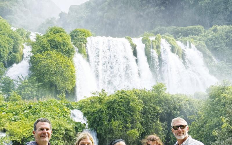 Putnam County High School teachers and administrators, including Principal Dr. Andrew Cooper (left) accompanied students on their trip to Italy. CONTRIBUTED