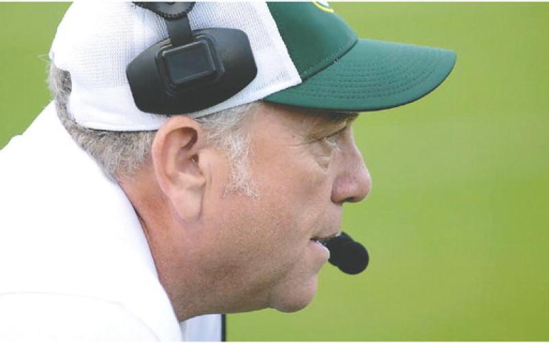 Gators head coach Jeff Ratliff is already looking past last week’s loss in Columbus to this Friday night in Macon against twotime defending 2A state champion Central Fellowship Christian Academy. IAN TOCHER/Staff