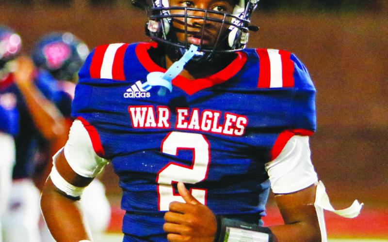 Robertson played quarterback and safety for the War Eagles the past four years. FILE PHOTO
