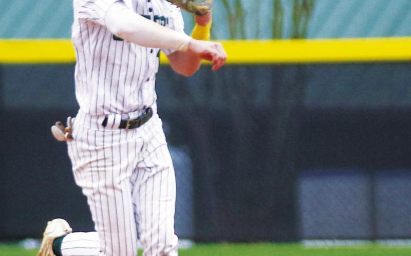 Gatewood sophomore Drew Love making a play in the infield during a recent game against Brentwood.