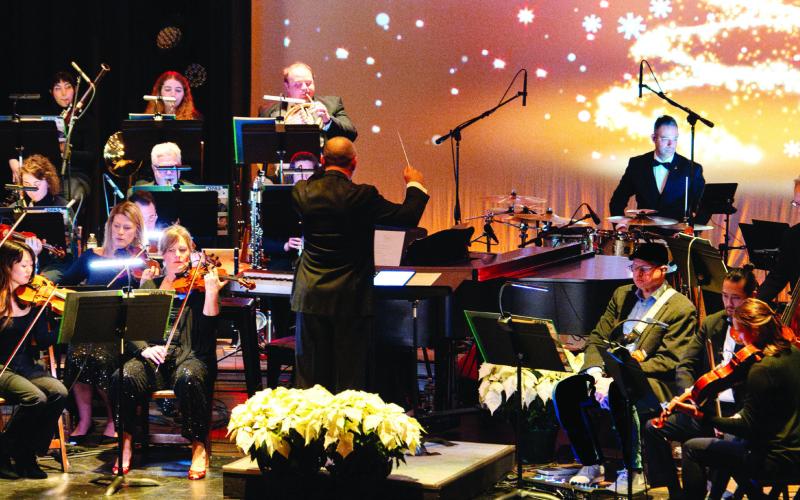Morgan James and the OPAS Philharmonic closed out the 2024 fall season for the Oconee Performing Arts Society at downtown Greensboro’s historic Festival Hall. CONTRIBUTED