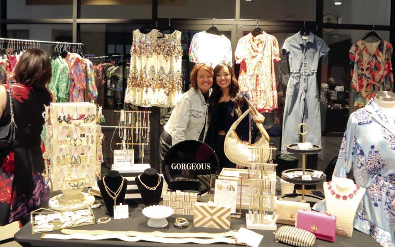 From Macy Gray Boutique are Nicole and Macy Godbee. LEIGH LOFGREN/Staff