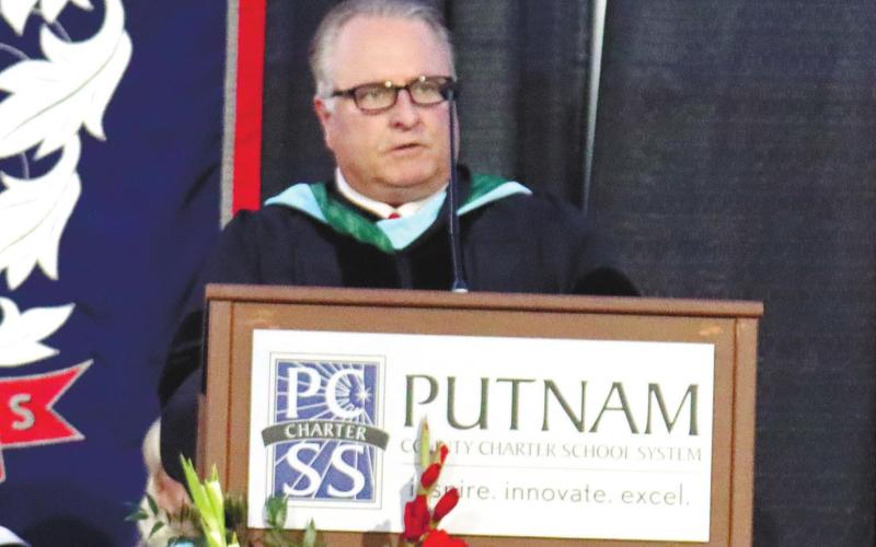 Putnam County Superintendent Eric Arena approves of all the graduates so they may receive their diplomas.