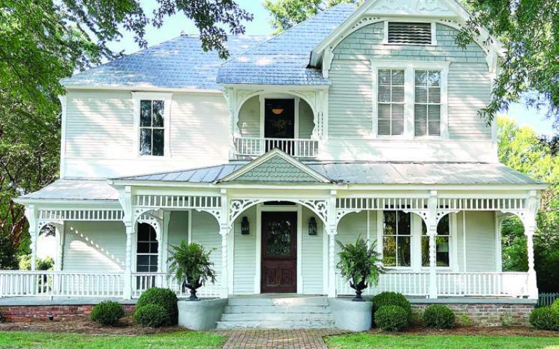 This house at 364 Porter St. in Madison was built by a local furniture merchant about 1847, but now sports a Victorian-era look, including a large porch, gingerbread trim, and shingled gables from about 50 years later. CONTRIBUTED