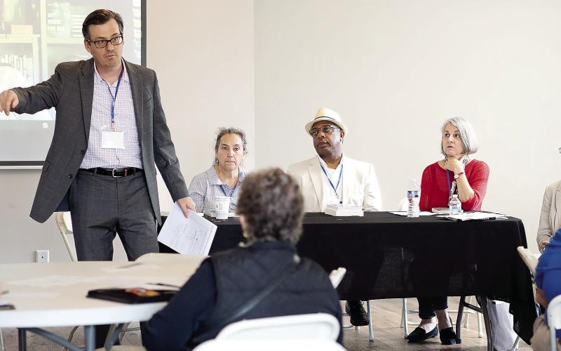 Aspiring authors pay close attention as an instructor goes over material during a prior Georgia Writers Museum seminar similar to GWM’s Write on the Lake event scheduled for Feb. 21-23 this year. CONTRIBUTED