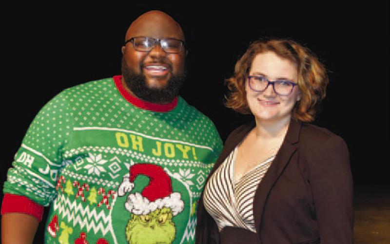 Putnam County chorus teachers Ontario Williams and Amanda Stover. SHELBY HUCKABY/Staff