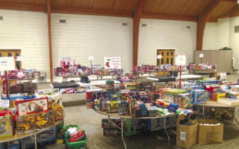 GCCSF provides toys to more than 300 children. CONTRIBUTED