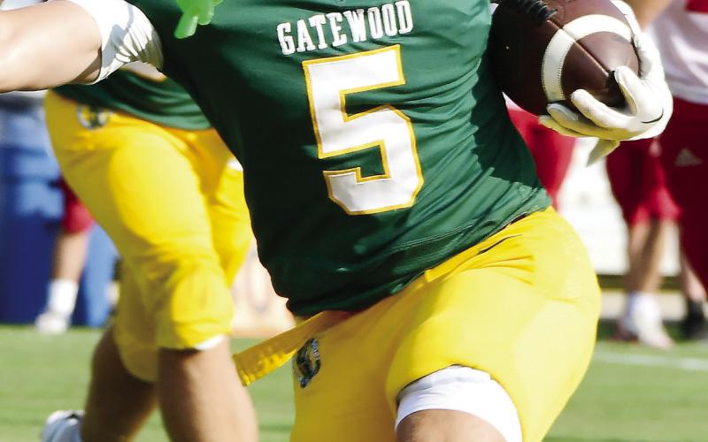 Gatewood junior running back and linebacker Brady Haley has been one of the Gators’ most dependable players through the first two games of the season, contributing on both sides of the ball. IAN TOCHER/Staff