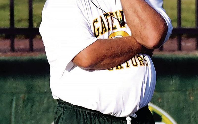 Gatewood head football coach Jeff Ratliff isn’t concerned about the Gators’ 0-2 start, saying he believes the team can correct its mistakes and “be pretty good before it’s over.” IAN TOCHER/Staff