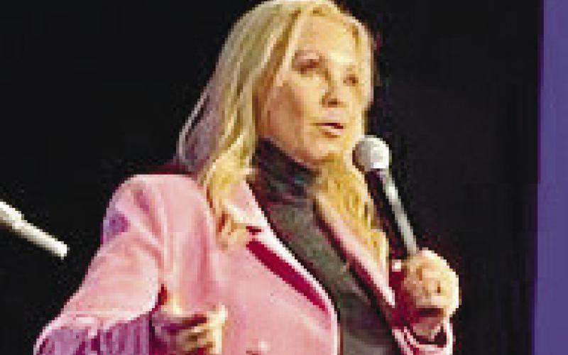 Founder and CEO of the nonprofit Christopher Wolf Crusade, Cammie Rice, was the keynote speaker for the Women’s Wellness Conference in Greensboro. EMME CLAUSE/Staff