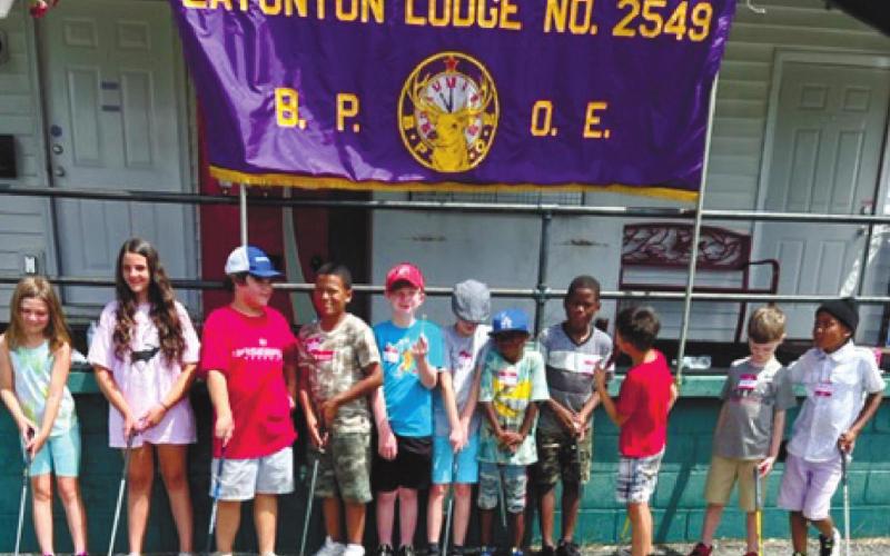 Elks host Junior Golf Clinic