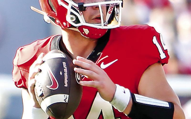 Gunner Stockton’s return to the Sugar Bowl on Jan. 1 provides an important opportunity for redemption to the Bulldogs’ quarterback. LANCE McCURLEY/Staff