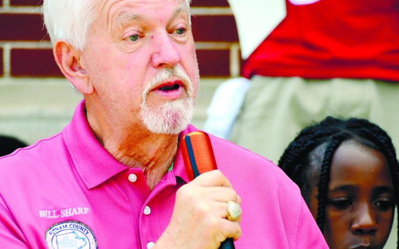 Putnam County Commission Chairman Bill Sharp pledged to try and maintain momentum on upgrading Jimmy Davis Park.