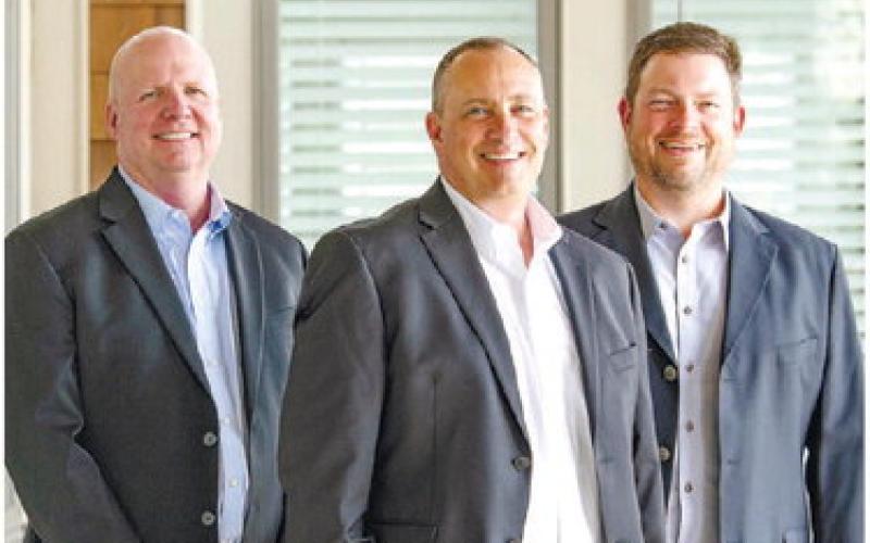 Chris Hewatt, Rich Johns and Bob Miller with Alliance Home &amp;amp; Land Group earned the Luxury Collection Specialist accreditation. CONTRIBUTED