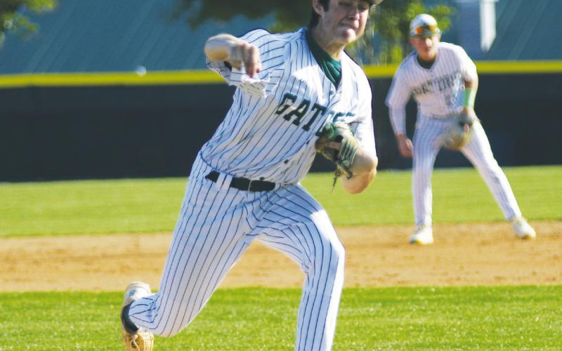 Walker Roberts pitched seven innings against Pinewood, giving up only three hits while striking out seven batters with zero walks. TREY NORRIS/Staff