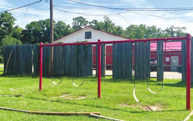 Fencing around the park is on a long list of items that need to be addressed at Jimmy Davis Park. MARK ENGEL/Staff