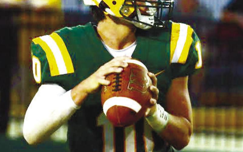 Gatewood’s Ames Johnson plays on both sides of the ball and made some big plays as quarterback and with a couple of key tackles and blocks as a defensive back. IAN TOCHER/Staff