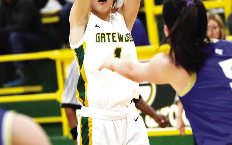 Lauren Paxson (1) and teammate Avery Hill will help lead the Lady Gators as seniors this season. IAN TOCHER/Staff