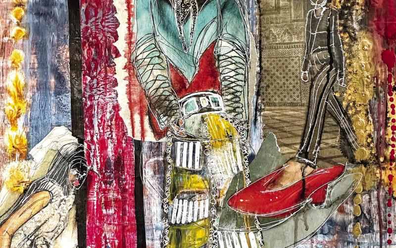 “Red Shoes and the Blues,” by Atlanta-based artist Royce Soble, will be exhibited among the works in STMA’s “Queer Perspectives” show for the rest of this year and early 2025. CONTRIBUTED