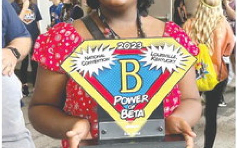 Kannericka Nelson placed fifth in handmade jewelry. CONTRIBUTED